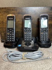 Panasonic KX-TG7431 Cordless Phone Answering Machine 3 Handsets No AC Power Cord