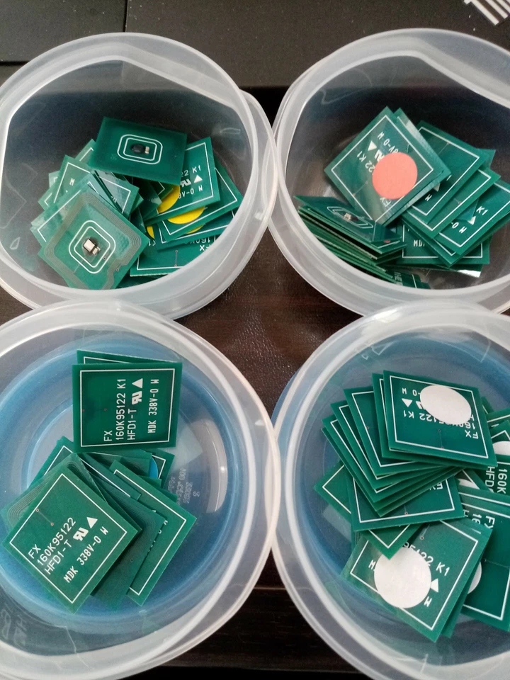 4 x Toner Chip METERED for Xerox 550, 560, 570 WC 7965, 7975 Refill - Image 2 of 2