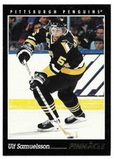ULF SAMUELSSON 1993-94 PINNACLE CARD NEAR MINT+ CONDITION