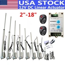 2"-18" Inch Linear Actuator 1000N/1500N Electric Motor DC 12V Auto Lift Sofa Bed