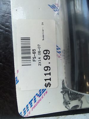 WB-SB. EBONY frame sliders 06-07 KAWASAKI ZX14 (NOS) | eBay