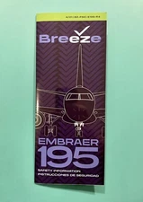 BREEZE AIRWAYS SAFETY CARD--E195. — REV 4