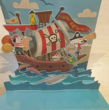 Pirate Pop Up Birthday Card