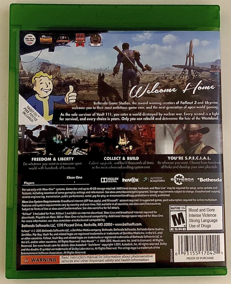 2015 Fallout 4- Xbox One - Image 2 of 3