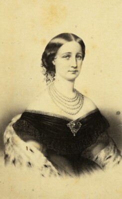 Frankreich Paris Kaiserin Eugenie de Montijo Portrait altes CDV Foto Desmaisons 1870