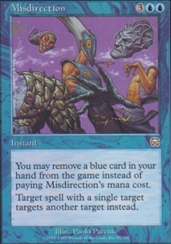 MTG Misdirection, Moderate Play, English Mercadian Masques