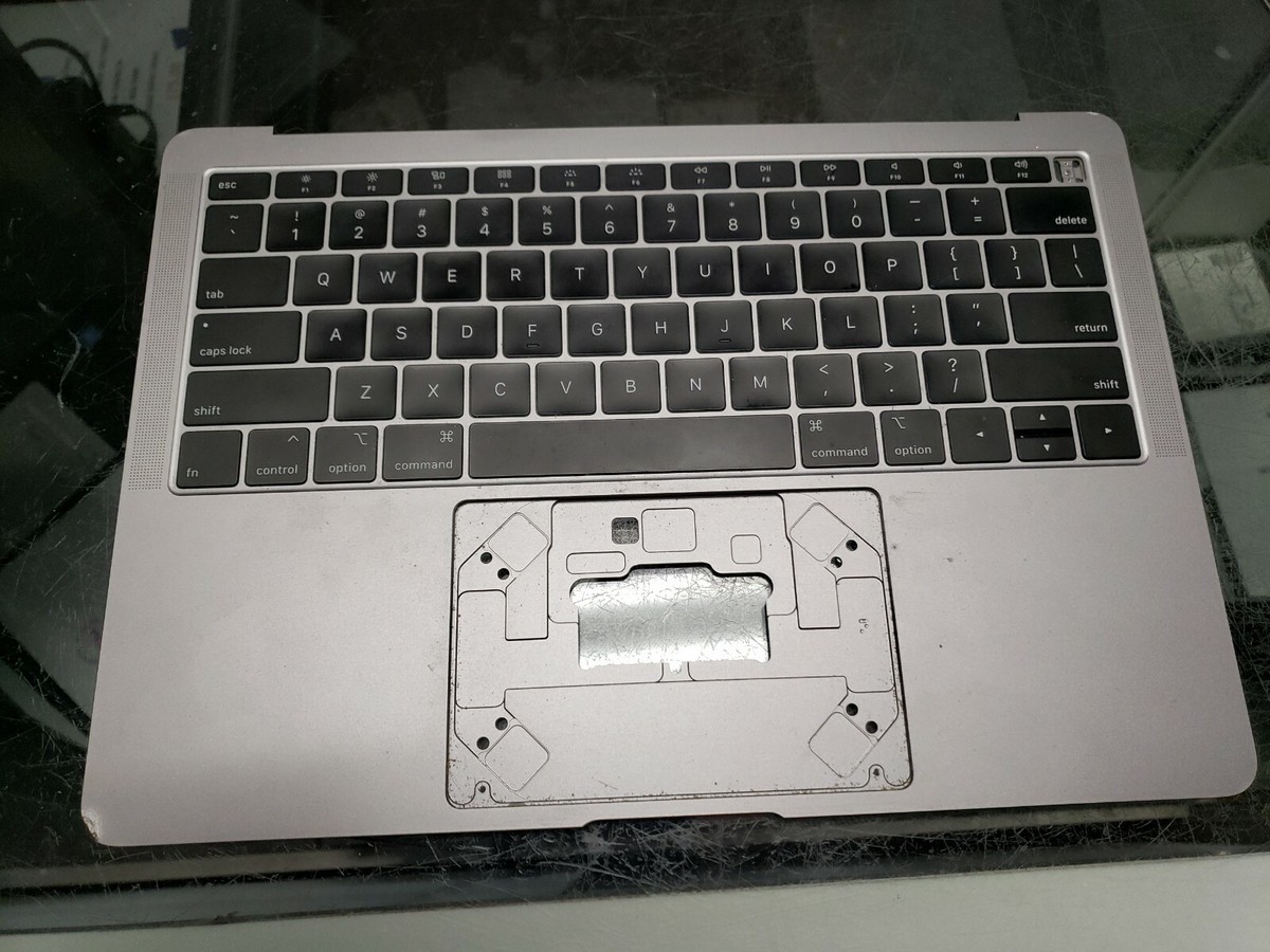 used Apple MacBook Air A1965 Keyboard/Palmrest Gray w/battery read