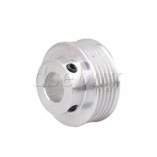 14mm Bore PJ Silver Aluminum CNC Engine Belt Pulley for Motor Shaft