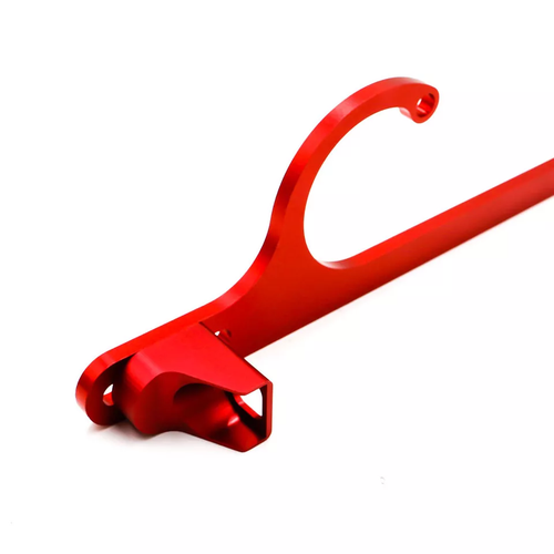 Aluminum Throttle Cable Carburetor Bracket Red For 4150 4160 Carb 307 350 SBC - Picture 14 of 18