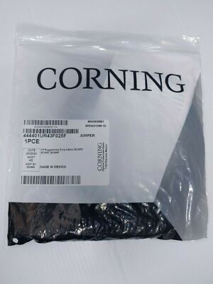 25FT Fiber optic patchcord SCAPC to SCAPC RUGGEDIZED SINGLE MODE 4.8mm corning