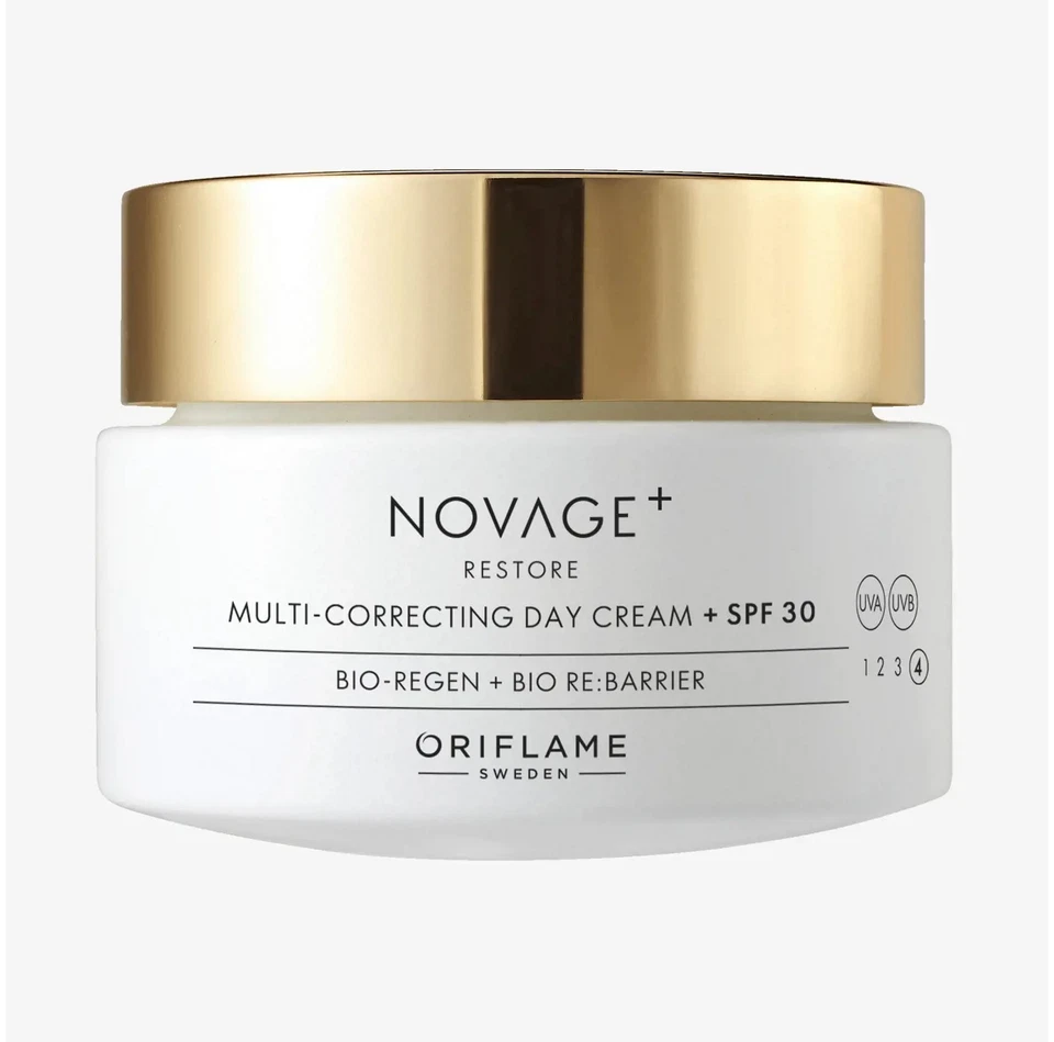 Oriflame Novage+ Restore Multi-Correcting Day Cream SPF 30  Mature Skin Age 50+ - Image 2 of 4