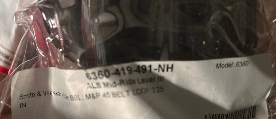 Safariland 6360 ALS/SLS Mid-Ride Level III Retention Duty Holster, M&P 45 S&W - Image 4 of 4