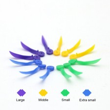 400 pcs Dental Disposable Plastic Wedge With Hole  4 Sizes 