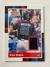 2022 Donruss Retro '88 Materials #48 Drew Waters Jersey Card
