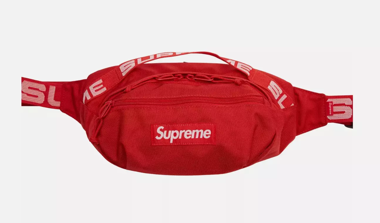 Inspiré du SAC CEINTURE ROUGE CORDON SUPRÊME NEUF SAC BANANE ss18