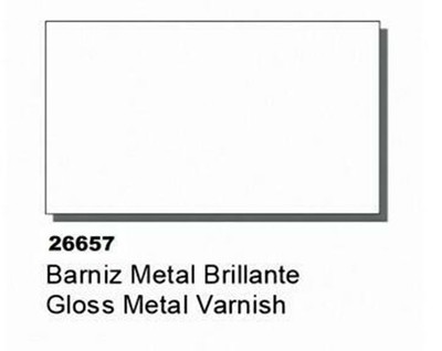 Vallejo 60ml Bottle Gloss Metal Varnish