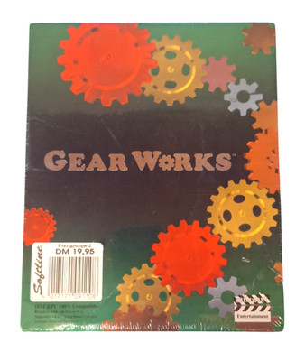 Gear Works - Puzzle Game - IBM 1.44 MB 3,5 - Retro PC Big Box - Neu & Sealed