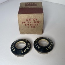 2 Nos Ford 57-59 Ford Mercury Lincoln Switch Bezel B7a11584a 2 Nos Ford 57-59 Ford Mercury Lincoln Switch Bezel B7a11584a