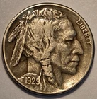 Nicer low mintage 1929 S Buffalo Head Nickel