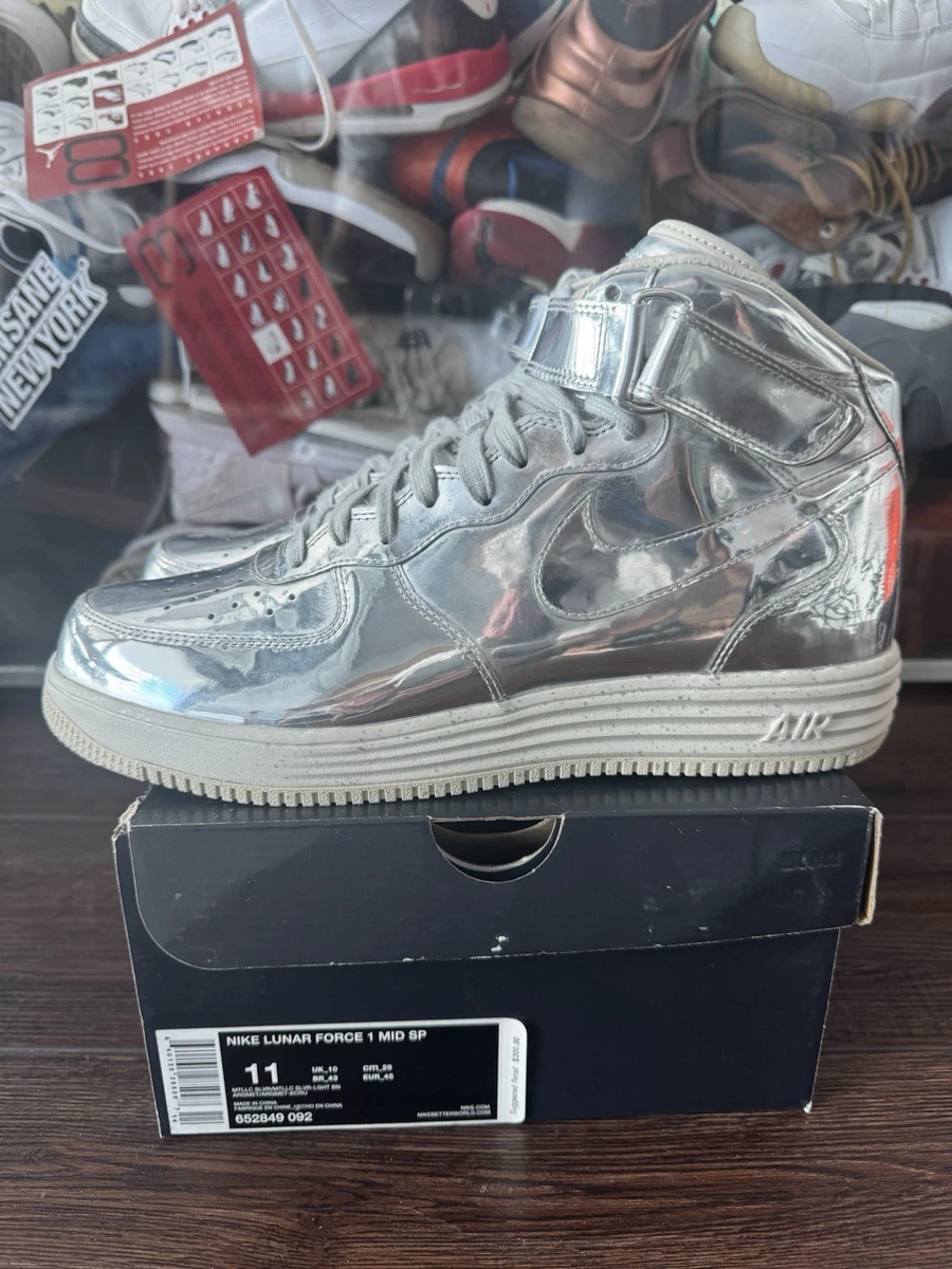 Nike Lunar Force 1 Sp Mid Liquid Silver for Sale | Authenticity