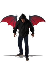 Bloodnight Vampire Bat Wings Costume Accessory