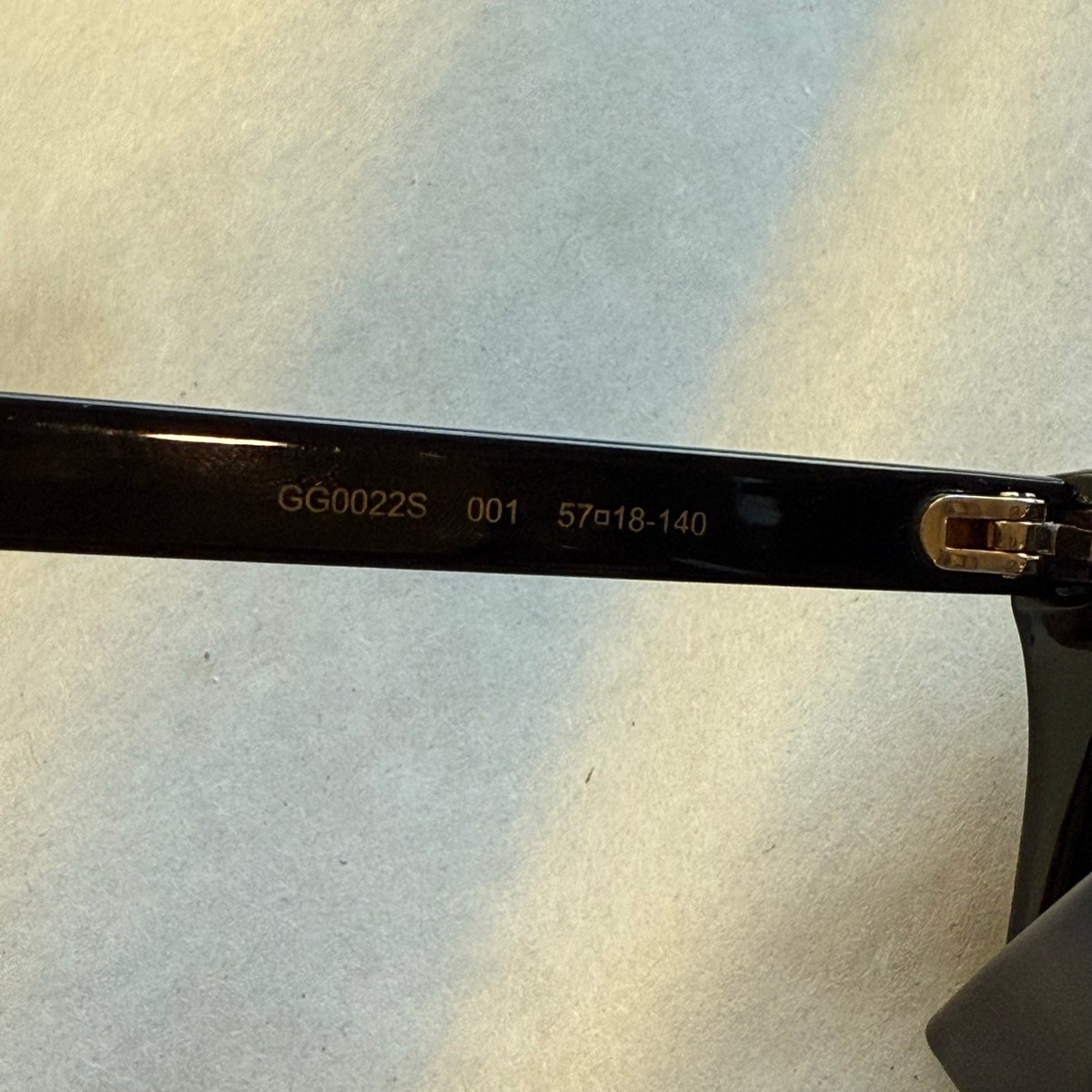 Gucci Black Gold Gradient Oversized Sunglasses GGO022S * | eBay display picture 1