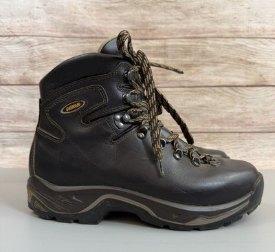 Asolo TPS 535 Boots Mens Size 10 Brown Leather Hiking Vibram Romania Trail