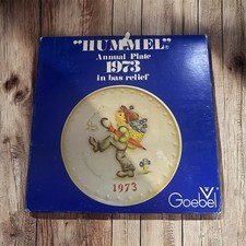 Vintage 1973 M. J. Hummel Annual Plate Goebel Original Box Germany