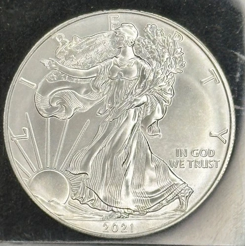 2021 US American Eagle Walking Liberty Uncirculated 1 Oz. Silver Dollar Coin