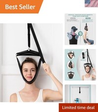 Adjustable Neck Stretcher - Portable Cervical Traction Device for Pain Relief