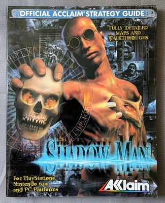 SHADOW MAN Acclaim Strategy Guide PlayStation PS1 PC Nintendo 64 N64 RARE 