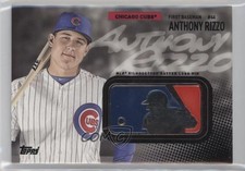 2015 Topps MLB Silhouetted Batter Logo Pin Manufactured Relic Anthony Rizzo e0v