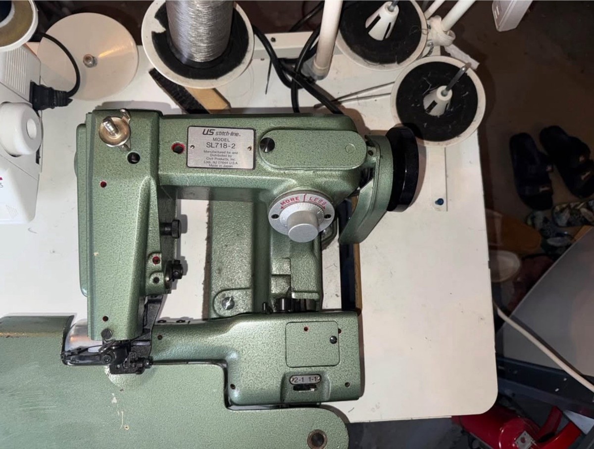 メル2512W2-2 US Stitchline SL718‑2 Industrial Blind‑Stitch Hemmer – 2500 SPM