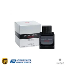 Encre Noire Sport by Lalique Cologne for Men 3.4 oz New In Retail Box