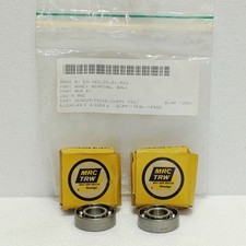 LOT OF 2 MRC TRW 202R ABEC1 BALL BEARING 15X35X11MM ANGULAR CONTACT NEW