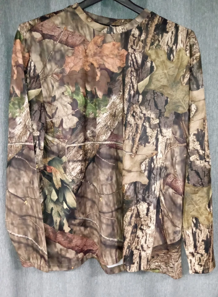Mossy Oak Men's XL Camo Long Sleeve Shirt Mossy Oak Camouflage Pattern - Image 2 of 4