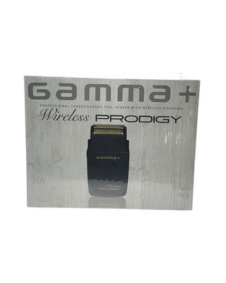 Gamma+ Prodigy Professional Corded or Cordless Men's Foil Shaver, Black