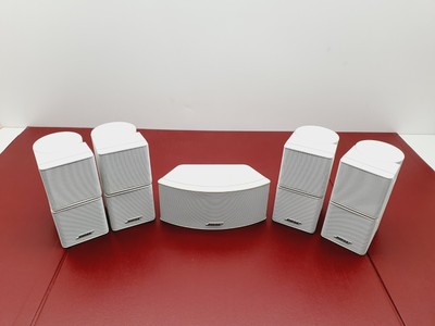 5x Bose Jewel Doppelcube Series I   Acoustimass LIfestyle V30 AV 38 48 525 535