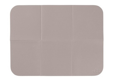 Ubbi On-The-Go Diaper Changing Baby Mat, Soft and Comfortable One Size, Taupe