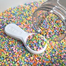 FAKE 3MM Pastel Dots Mix Polymer Clay Sprinkle NOT EDIBLE D32-14