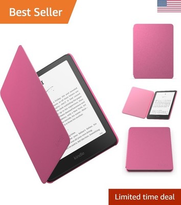 Lightweight Protective Cover for Kindle Paperwhite & Colorsoft - Raspberry Color