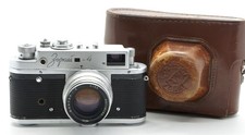 RARE USSR Zorki-4 Rangefinder 35mm Camera Jupiter-8 2/50 lens made on Leica base