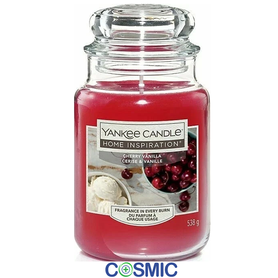 Yankee Candle Large Jar Candle 538g – Cherry Vanilla Scented Candle