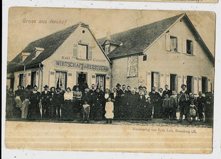 STRASBOURG (67) NEUHOF Gruss Wirtschaft Rebstock Karl Casper