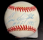 ENOS SLAUGHTER SIGNED AUTOGRAPHED OAL BASEBALL Cardinals "HOF 85" JSA