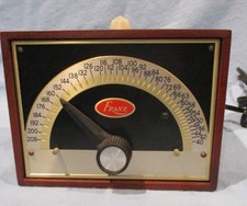 VINTAGE FRANZ ELECTRIC METRONOME With LIGHT FEATURE- SOLID MAHAGONY - WORKS 