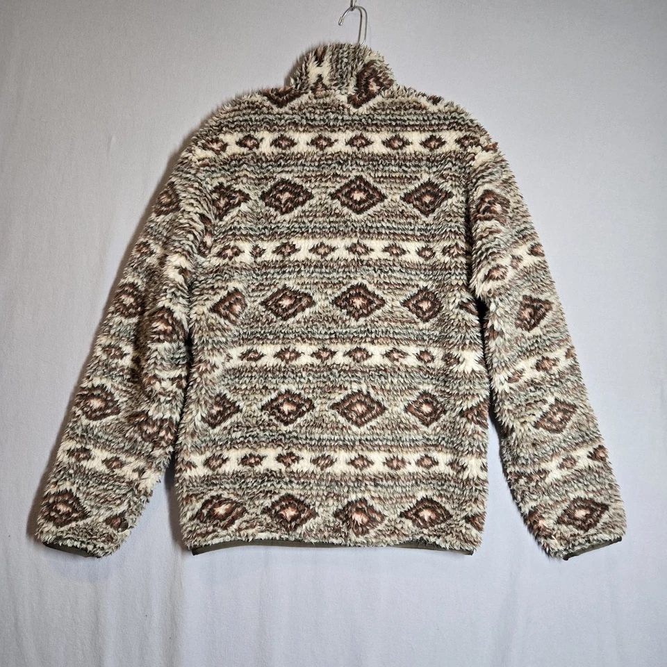 Patagonia Retro X Deep Pile Fleece Jacket Men's Medium Aztec Print Cardigan - Image 2 of 4