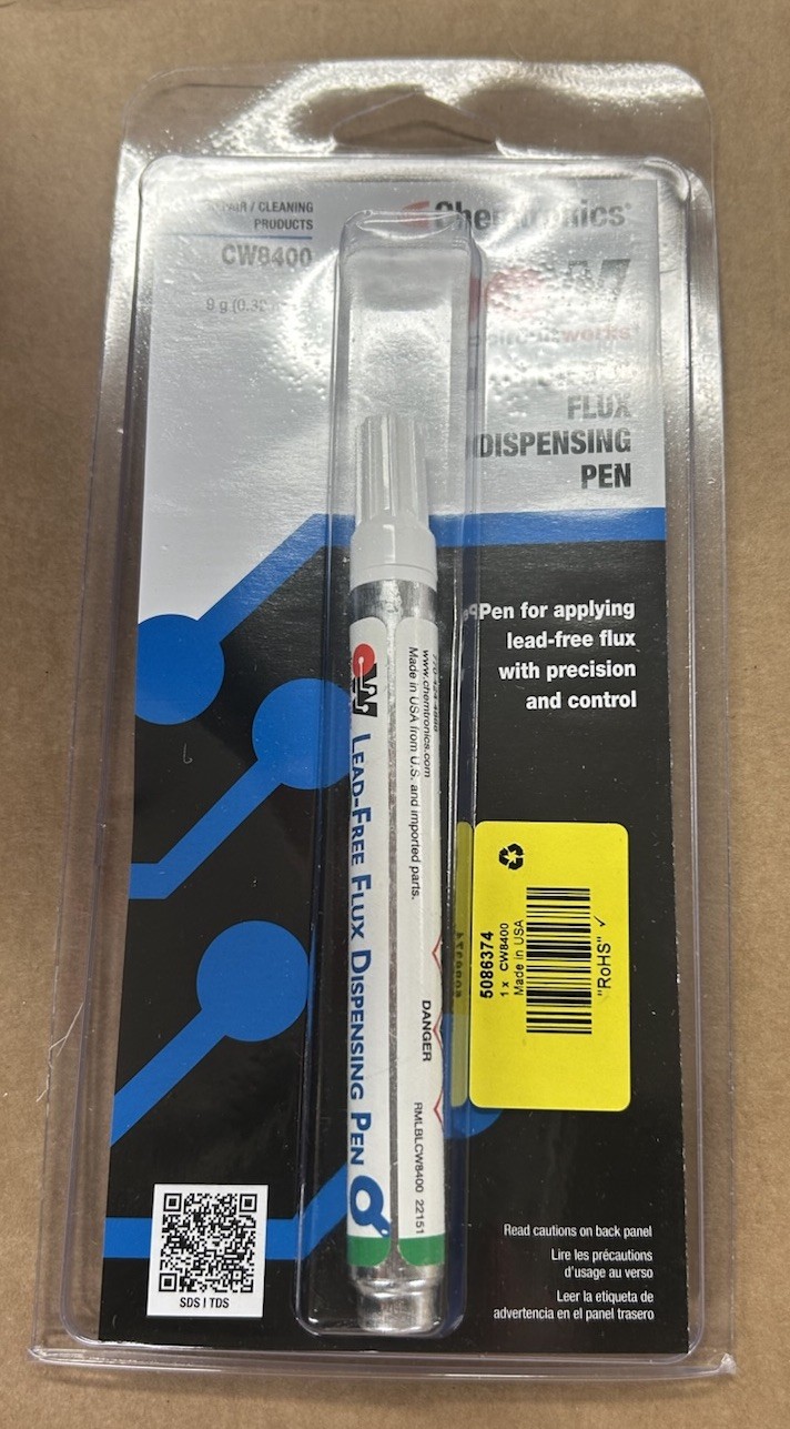 Chemtronics Aspect Flux CW8400 9g Lead Free Solder Flux Dispensing Pen 1 Pack