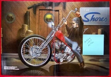 Easyriders Magazine David Mann Centerfold only #196 October 1989 Near Mint Cond