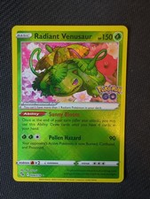 Carta Pokémon TCG Radiant Venusaur Holo Pokemon Go 004/078 Rara